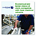 Light Duty Cleaning Cloth, Giant Roll, 1-Ply, 9 x 12.4, White, 1,450 Sheet Roll/Carton (500105)