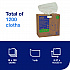 Light Duty Cleaning Cloth Pop Up Box, 1-Ply, 8.3 x 16.1, White, 120 Cloths/Pack, 10 Packs/Carton (500176)