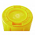 Vented Round Brute Container, 20 gal, Plastic, Yellow (2620YEL)