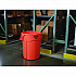 Brute Round Container, 44 gal, Plastic, Orange (2119307)