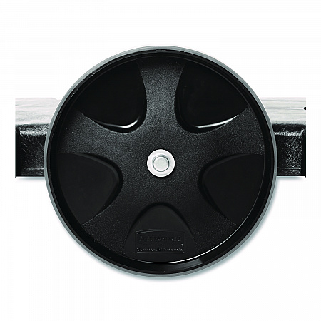 BRUTE Tandem Dolly, Two-Container, 300 lb Capacity, 20.25w x 45d x 8h, Black (264600BLA)