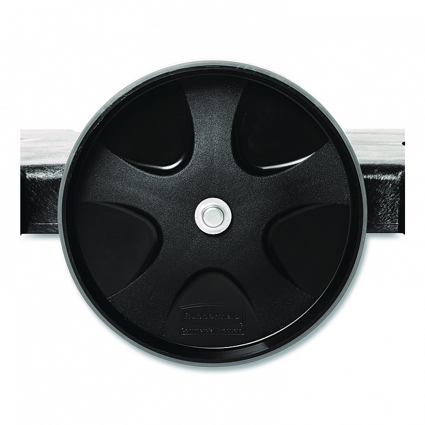 BRUTE Tandem Dolly, Two-Container, 300 lb Capacity, 20.25w x 45d x 8h, Black (264600BLA)