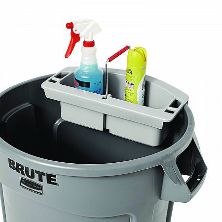 Maid Caddy, Two Compartments, 16 x 9 x 5, Gray (2649GRA)