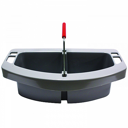 Maid Caddy, Two Compartments, 16 x 9 x 5, Gray (2649GRA)