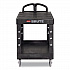 Heavy-Duty Utility Cart with Flat Shelves, Plastic, 2 Shelves, 500 lb Capacity, 25.25