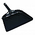 Heavy-Duty Metal Dust Pan, 12 x 14, 20-Gauge Steel, Black (4212)
