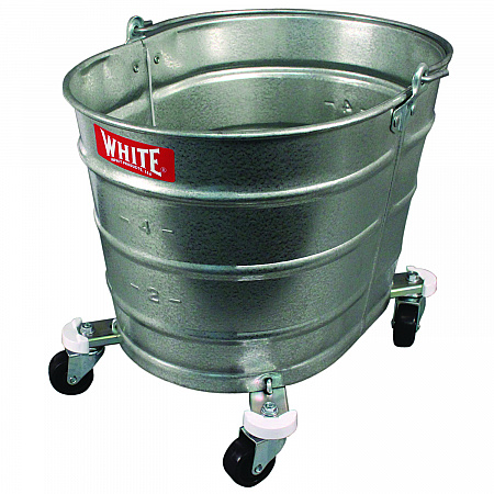Metal Mop Bucket, 26 qt, Steel (260)