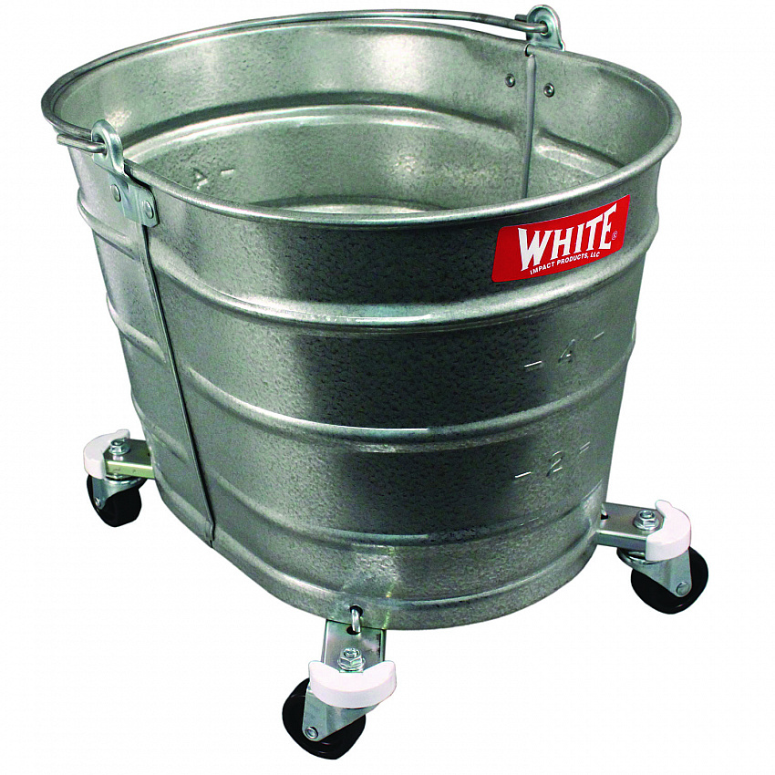 Metal Mop Bucket, 26 qt, Steel (260)