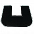 Disposable Urinal Floor Mat, U-Shaped, Orchard Zing Scent, Gray Non-Slip Perforated Surface, 23