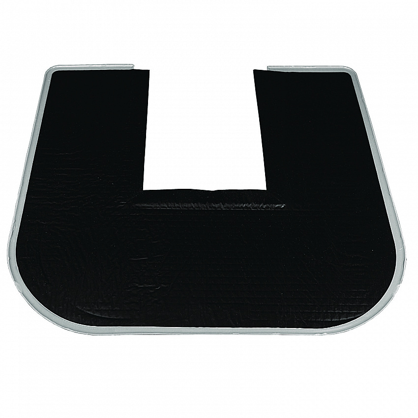 Disposable Urinal Floor Mat, U-Shaped, Orchard Zing Scent, Gray Non-Slip Perforated Surface, 23" x 21.63", 6/Carton (1550CT)