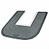 Disposable Urinal Floor Mat, U-Shaped, Orchard Zing Scent, Gray Non-Slip Perforated Surface, 23
