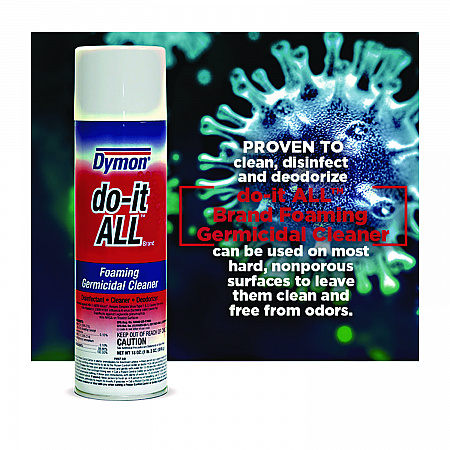 do-it-ALL Germicidal Foaming Cleaner, 18 oz Aerosol Spray, 12/Carton (08020CT)