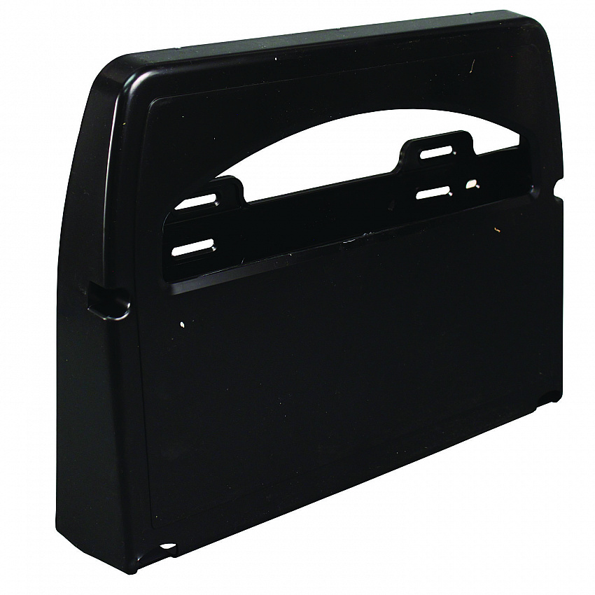 Toilet Seat Cover Dispenser, 16.4 x 3.05 x 11.9, Black, 2/Carton (1122CT)