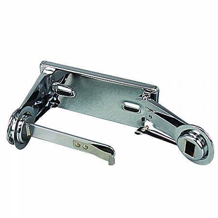 Single Roll Toilet Tissue Dispenser, 6.5 x 4.5 x 2.75, Chrome, 1 Dozen (2500DZ)