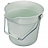Deluxe Heavy-Duty Bucket, Polypropylene, Gray, 10.63