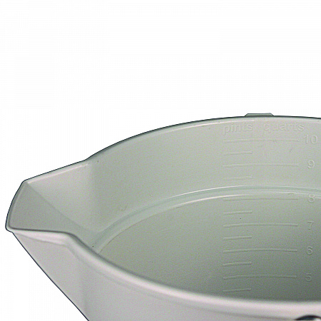 Deluxe Heavy-Duty Bucket, Polypropylene, Gray, 10.63