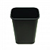 Soft-Sided Wastebasket, 41 qt, Polyethylene, Black (77035)
