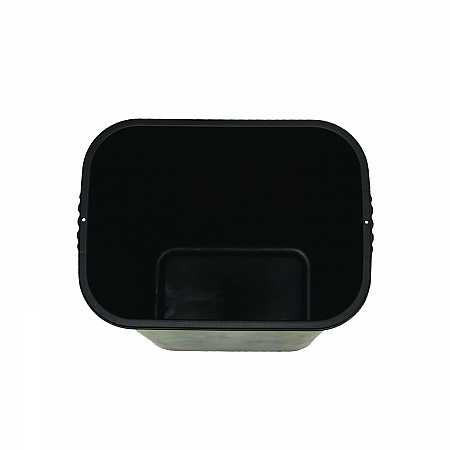 Soft-Sided Wastebasket, 41 qt, Polyethylene, Black (77035)