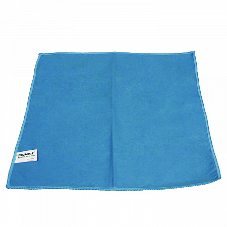 Lightweight Microfiber Cloths, 16 x 16, Blue, 12/Pack, 18 Packs/Carton (LFK100)