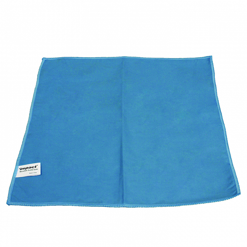 Lightweight Microfiber Cloths, 16 x 16, Blue, 12/Pack, 18 Packs/Carton (LFK100)