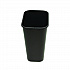 Soft-Sided Wastebasket, 41 qt, Polyethylene, Black (77035)