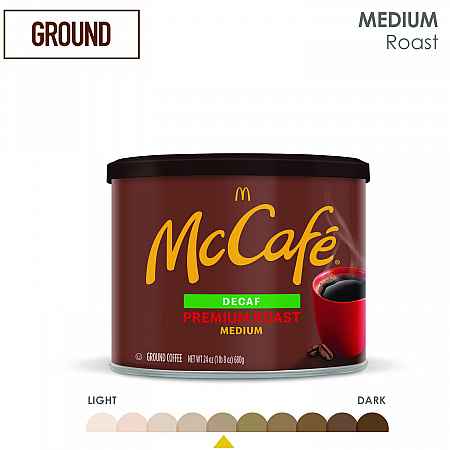 Ground Coffee, Premium Roast Decaf, 24 oz Can (079737)