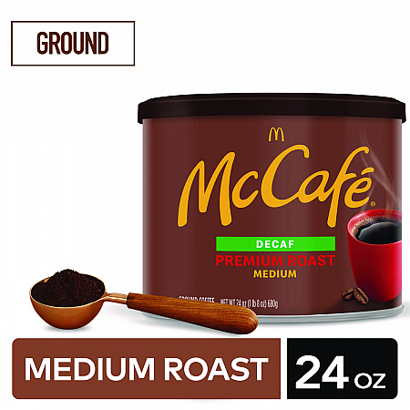 Ground Coffee, Premium Roast Decaf, 24 oz Can (079737)