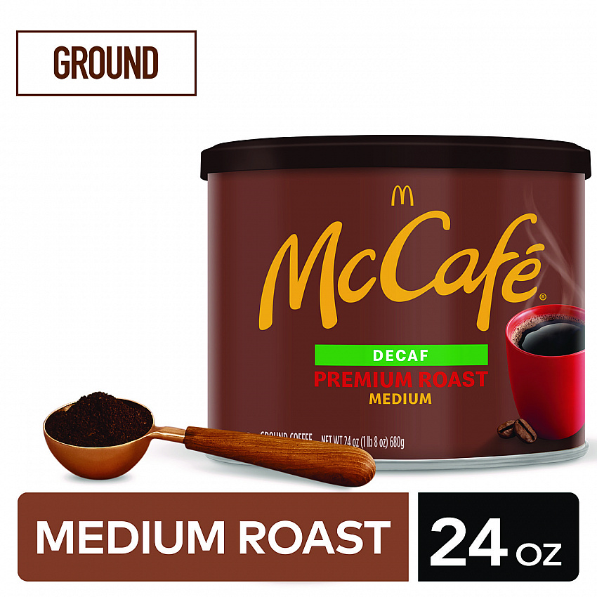 Ground Coffee, Premium Roast Decaf, 24 oz Can (079737)