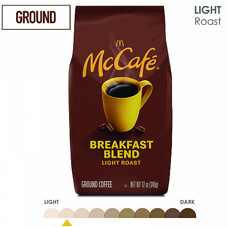 Ground Coffee, Breakfast Blend, 12 oz Bag (5533EA)