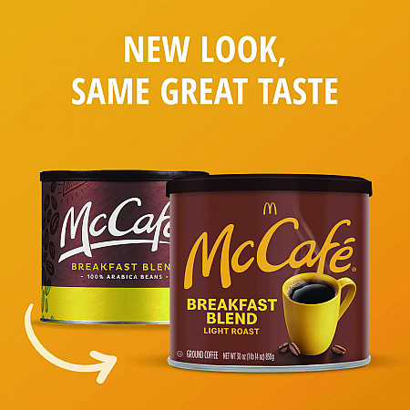 Ground Coffee, Breakfast Blend, 30 oz Can (7152EA)
