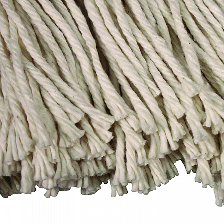 Layflat Regular Screw-Type Mop Head, Cotton, 24 oz, 1