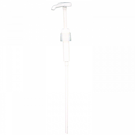 Economy Plastic Dispensing Pump with Senior Rieke Adapter for 5 gal Pails and 38 mm Screwcap for 1 gal Jugs, White (904AEA)