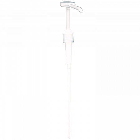 Economy Plastic Dispensing Pump with Senior Rieke Adapter for 5 gal Pails and 38 mm Screwcap for 1 gal Jugs, White (904AEA)