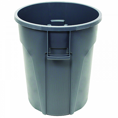Value-Plus Containers, 20 gal, Low-Density Polyethylene, Gray (GC200103)