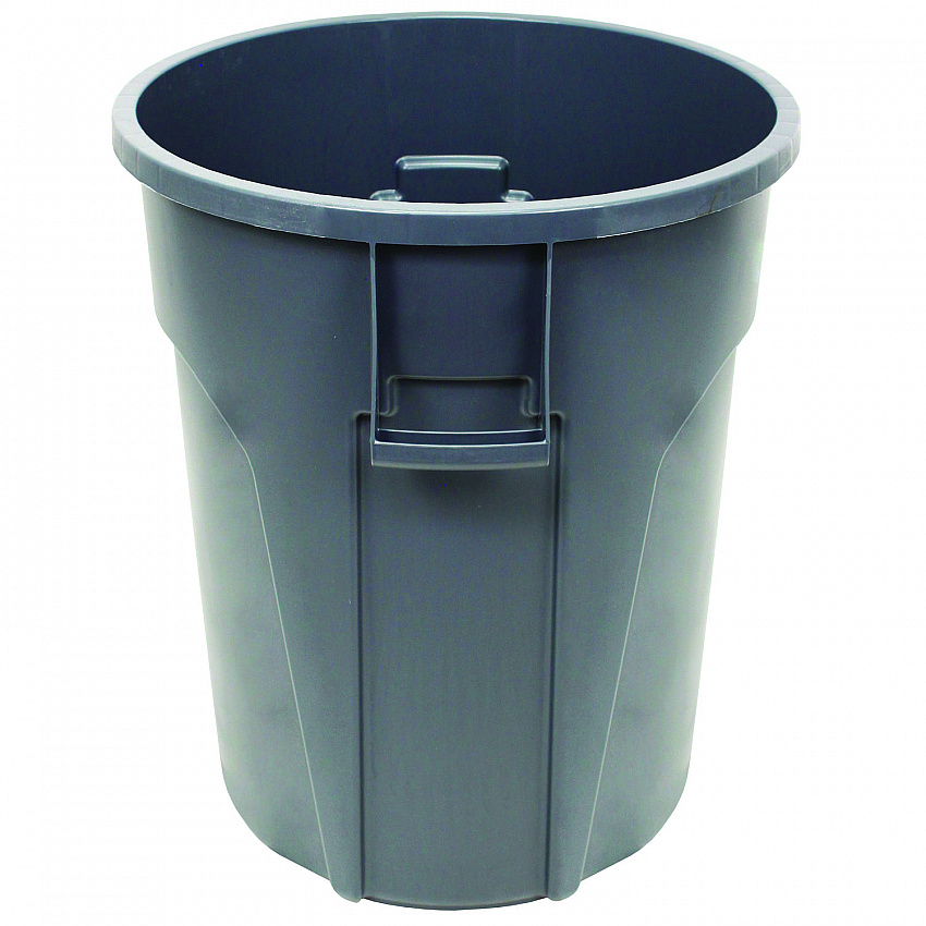 Value-Plus Containers, 20 gal, Low-Density Polyethylene, Gray (GC200103)