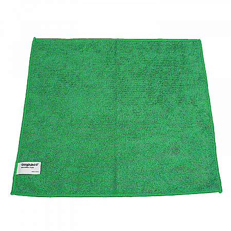 Lightweight Microfiber Cloths, 16 x 16, Green, 240/Carton (LFK301)
