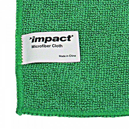 Lightweight Microfiber Cloths, 16 x 16, Green, 240/Carton (LFK301)