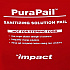 PuraPail Sanitizing Bucket, 6 qt, Polyethylene, Red (55066SEA)