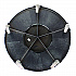 GatorAnchor Anchor Dolly, 250 lb Capacity, 23.5 Diameter, Black, 2/Carton (7708)