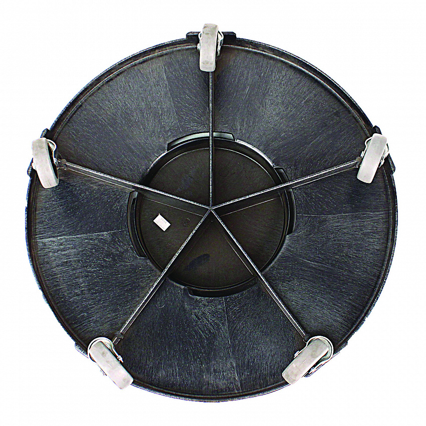 GatorAnchor Anchor Dolly, 250 lb Capacity, 23.5 Diameter, Black, 2/Carton (7708)