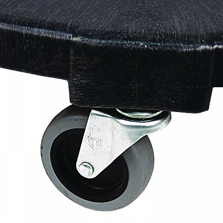 GatorAnchor Anchor Dolly, 250 lb Capacity, 23.5 Diameter, Black, 2/Carton (7708)