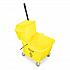 Side-Press Wringer and Plastic Bucket Combo, 12 to 32 oz, Yellow (7Y26363Y)