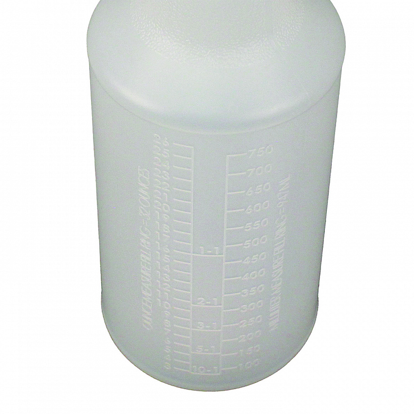 Plastic Bottles with Graduations, 32 oz, Clear, 12/Carton (5032WGDZUN)