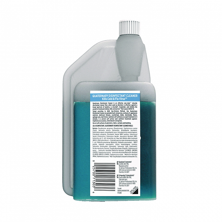 Quaternary Disinfectant Cleaner, 32 oz Bottle, 6/Carton (680066)