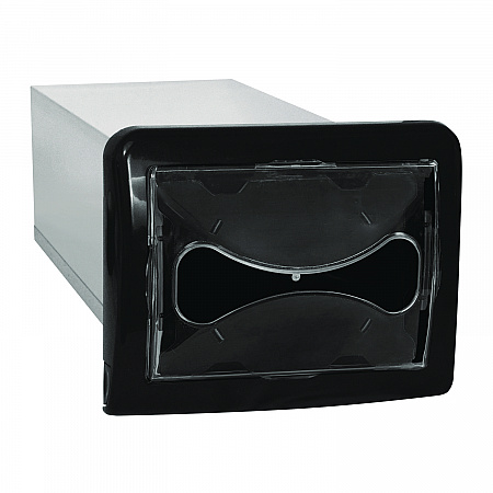 Tandem In-Counter Interfold Napkins Dispenser, 6.25 x 18 x 6.5, Black (DN200)