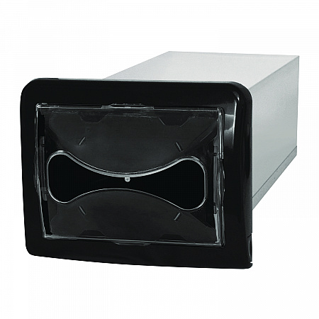 Tandem In-Counter Interfold Napkins Dispenser, 6.25 x 18 x 6.5, Black (DN200)