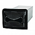 Tandem In-Counter Interfold Napkins Dispenser, 6.25 x 18 x 6.5, Black (DN200)