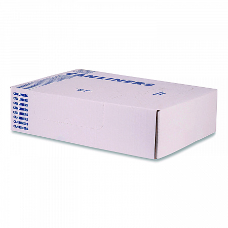 Linear Low-Density Can Liners, 16 gal, 0.5 mil, 24 x 32, Clear, 500/Carton (H4832MCR01)