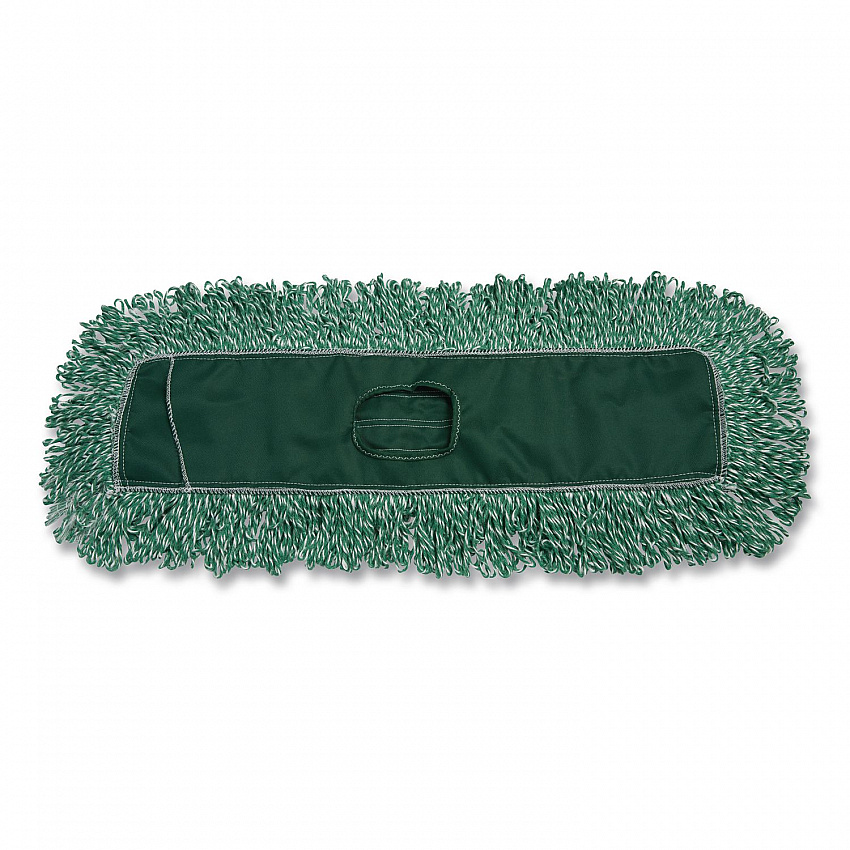 Microfiber Looped-End Dust Mop Heads, 48 x 5, Green, 12/Carton (J857GRECT)
