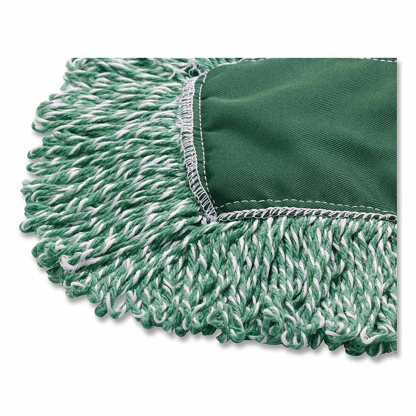 Microfiber Looped-End Dust Mop Heads, 48 x 5, Green, 12/Carton (J857GRECT)